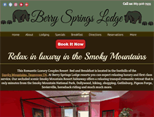 Tablet Screenshot of berrysprings.com